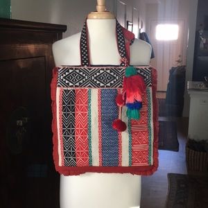 Awesome Boho Colorful Large Bag